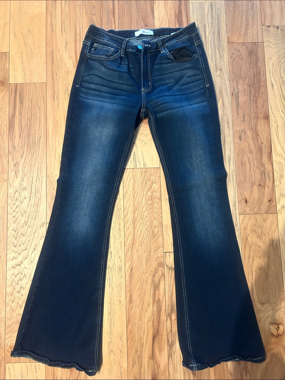 KanCan Dark Blue Flare Jeans